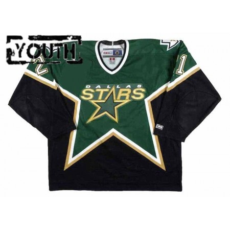 Dallas Stars Dresy GUY CARBONNEAU 12 CCM Throwback Authentic - Dětské